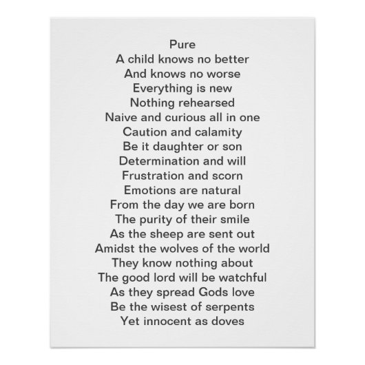 幼少期の詩 ポスター (正面)