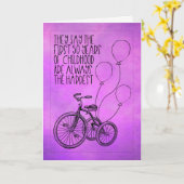 幼年期のバースデー・カードの最初の50年 カード (黄色い花)