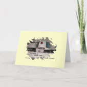 幼年期の友人の俳句の芸術の挨拶状 カード (正面)