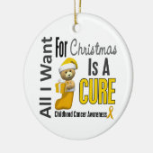 幼年期の蟹座すべて私はクリスマスオーナメントがほしいと思います セラミックオーナメント (左)