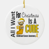 幼年期の蟹座すべて私はクリスマスオーナメントがほしいと思います セラミックオーナメント (裏面)