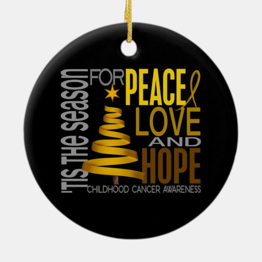 幼年期の蟹座のクリスマス1のオーナメント セラミックオーナメント (裏面)