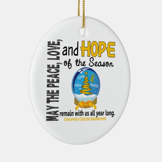 幼年期の蟹座のクリスマス3匹の雪の地球のオーナメント セラミックオーナメント (右)