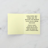 幼年期の蟹座の利点は感謝していしています サンキューカード (内部)