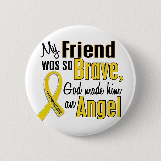 幼年期の蟹座の天使1の友人(男性) 缶バッジ (正面)