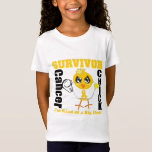 幼年期の蟹座の生存者のひよこのリボン Tシャツ