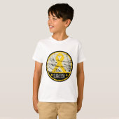 幼年期の蟹座の生存者メンズヴィンテージ Tシャツ (正面フル)