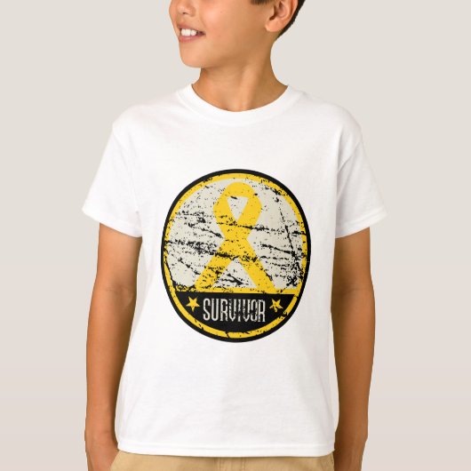 幼年期の蟹座の生存者メンズヴィンテージ Tシャツ (正面)