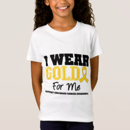 幼年期の蟹座私は私のための金ゴールドのリボンを身に着けています Tシャツ