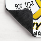 幼年期の蟹座私は私の息子のための金ゴールドのリボンを身に着けています マウスパッド (コーナー)