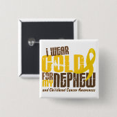 幼年期の蟹座私は私の甥6.3のための金ゴールドを身に着けています 缶バッジ (正面&裏面)