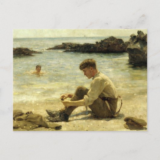 幼年期のT.E.ローレンス ポストカード (正面)