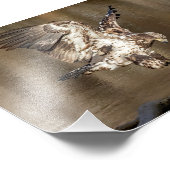 幼稚な鷲は止まる フォトプリント            (角)