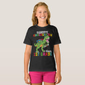 幼稚園おつかれさま 小学校1年生 T Rex Tシャツ (正面フル)
