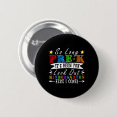 幼稚園おめでとう 就学前のプリスクール卒業 缶バッジ (正面&裏面)