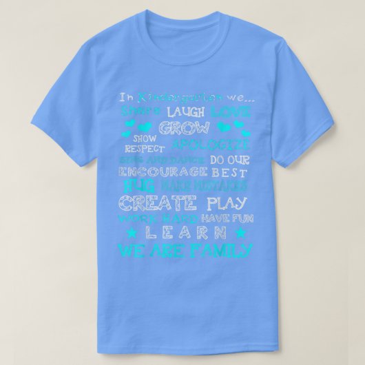 幼稚園おもしろい先生かわいい感謝の日G Tシャツ (デザイン正面)
