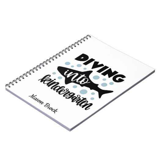 幼稚園おもしろい子のギフト手帳 ノートブック (左側)