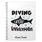 幼稚園おもしろい子のギフト手帳 ノートブック (正面)