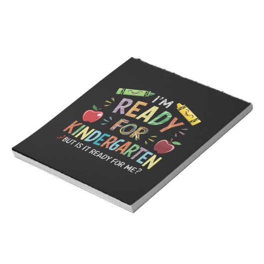 幼稚園おもしろい学校に戻る子供たち ノートパッド (回転)