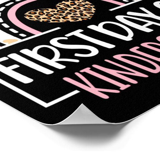 幼稚園おもしろい新学期レオパ ポスター (角)