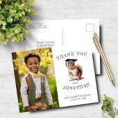 幼稚園かわいいリスありがとうポストカード ポストカード