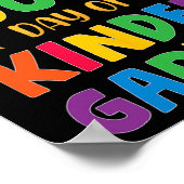 幼稚園かわいい学校の100日目 ポスター (角)