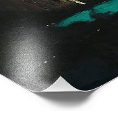 幼稚園での夜 フォトプリント            (角)