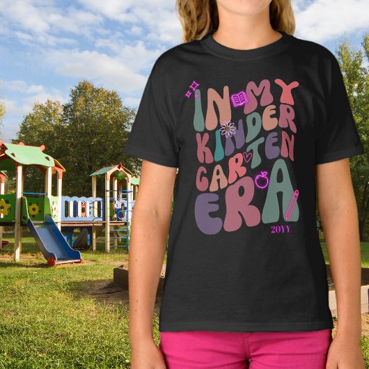 幼稚園でレトロ Tシャツ