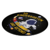 幼稚園とその先へ宇宙飛行士のバックトゥスクール カッティングボード (角)
