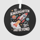 幼稚園とその先へ 宇宙飛行士のバックトゥスクール オーナメント (裏面)