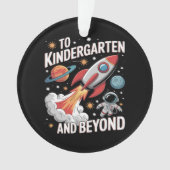 幼稚園とその先へ 宇宙飛行士のバックトゥスクール オーナメント (正面)