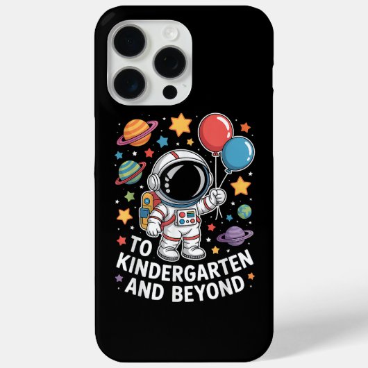 幼稚園とそれ以上 宇宙飛行士 宇宙 Case-Mate iPhoneケース (裏面)