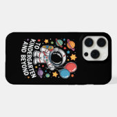 幼稚園とそれ以上 宇宙飛行士 宇宙 iPhoneケース (裏面横)