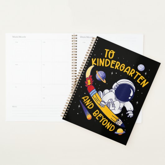 幼稚園とそれ以降 宇宙飛行士 バックトゥスクール プランナー手帳 (ディスプレー)