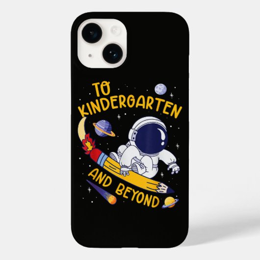 幼稚園とそれ以降 宇宙飛行士 バックトゥスクール Case-Mate iPhoneケース (裏面)
