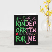 幼稚園に入る準備はできているけれど、私を受け入れる準備はできているかしら カード (黄色い花)