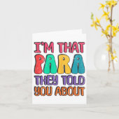 幼稚園に戻るって言われたの カード (黄色い花)