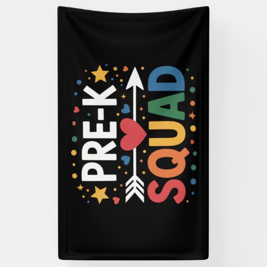 幼稚園に戻る プレスクールの初日 横断幕 (縦)