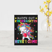 幼稚園に気をつけろ！小学校に戻ってくるぞ！ カード (黄色い花)