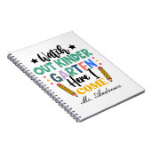 幼稚園に突入！楽しい子供のノート ノートブック (右側)