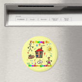 幼稚園に行く マグネット (インサイチュ (食洗機))