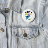 幼稚園に行こう 準備はできてる!恐竜のプレスクールTシャツ 缶バッジ (インサイチュ)