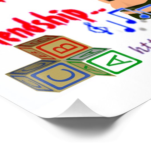 「幼稚園のお友達」 ポスター (コーナー)