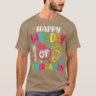 幼稚園のお茶の最後のおもしろい日 Tシャツ