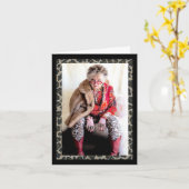 幼稚園のカードに入りたい カード (黄色い花)