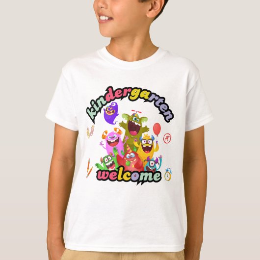 幼稚園のシャツの1日目 Tシャツ (正面)