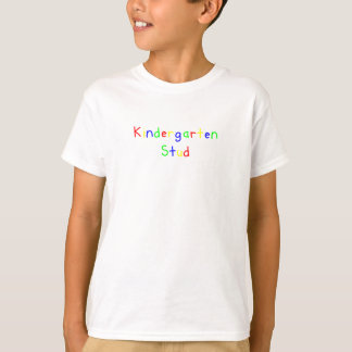 幼稚園のスタッドのTシャツ Tシャツ