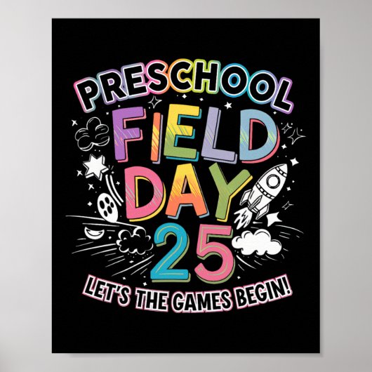 幼稚園のフィールドの日2025ゲームが子供を始める ポスター (正面)