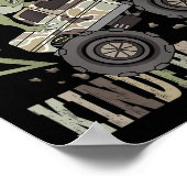 幼稚園のモンスター#39トラックをつぶす準備ができている(&M) ポスター (角)