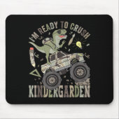 幼稚園のモンスター#39トラックをつぶす準備ができている(&M) マウスパッド (正面)